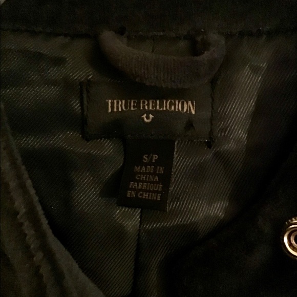 💵🥀TRUE RELIGION NWT MOTO velvet-like fabric🥂2X HP - Picture 5 of 10